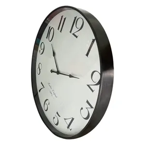 Reloj de pared de plástico de 20 pulgadas, decoración de cuarzo, para casa, dujar, saati