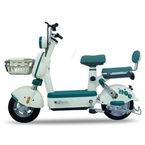 Vélo électrique pour femmes 48V 14 pouces, scooter électrique intelligent numérique à 3 vitesses pour adultes, double roues en acier, pneus larges, vélo électrique de ville - Product Image 6