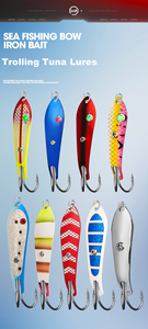 Señuelo de <span class=keywords><strong>pesca</strong></span> de acero inoxidable con láser, tipo cuchara, duro, de hundimiento, para trolling de atún, con anzuelo simple, para <span class=keywords><strong>pesca</strong></span> variada, de fábrica - Product Image 5