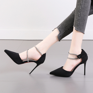 เดรสสายเดี่ยวสไตล์ฝรั่งเศสสุดเซ็กซี่แบบใหม่ประจำฤดูใบไม้ผลิและฤดูใบไม้ร่วงปี 2025 พร้อมรองเท้าส้นเตี้ยสำหรับผู้หญิง - Product Image 3