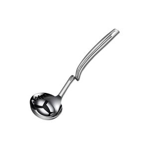 304 Stainless Steel Oil <b>Strainer</b> Large Fine <b>Mesh</b> Cooking Spoon With Wall Mount Design For Hot Pot And Kitchen Use - Product Image 2