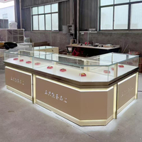 Exhibidor de Anillos de Diamantes con Iluminación LED y Logotipo Personalizado, Impermeable, Exhibidor de Relojes, Celulares, Pulseras, Collares, Vitrina de Vidrio