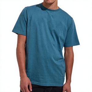 T-shirts décontractés pour hommes à col rond et manches courtes, personnalisables, vierges sur le devant, en toile polyester/coton, coupe classique, dernière mode - Product Image 1