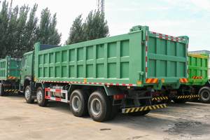 Camions bennes Howo robustes d'occasion 8x4 à 12 roues, Sinotruk 375, camion benne d'occasion à vendre - Product Image 3