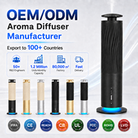 Diffuseur d'arômes électrique sans eau, système de diffusion par nébulisation, rechargeable, en alliage d'aluminium, pour le bureau