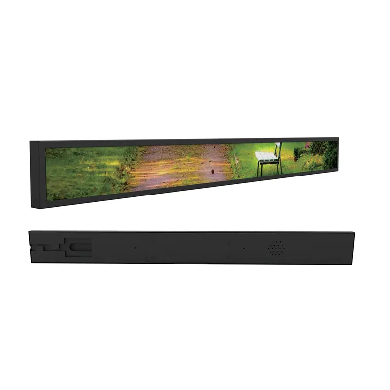 23.1inch LCD stretch bar screen Hot rack goods price bar wall display advertising screen brightness customization