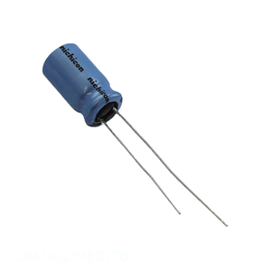 Distribuidor Autorizado, Condensador de Aluminio UKA1A221MED1TD de 220 uF, 20%, 10V, Tipo TH, Montaje Radial - Product Image 1