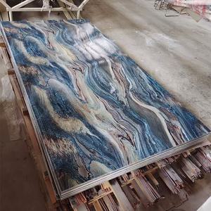 Venta Directa de Fábrica Paneles de Pared de PVC Mercado de <span class=keywords><strong>Puerto</strong></span> <span class=keywords><strong>Rico</strong></span> 1220*3000 Lámina de Pared de PVC de Gran Tamaño con Efecto Mármol UV para Exteriores Precio Económico - Product Image 4