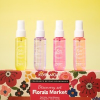 Kosy Mosy Fresh Eau de Toilette pour Femme, Parfum Boisé Riche, 40ml*4, Vaporisateur Écologique, Parfum Longue Durée