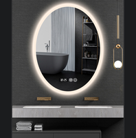Chine Appartement Hôtel Smart Tenture Murale Vanité De Bain Lumière Led Miroir De Douche Led Miroir De Salle De Bains Avec Lumière Led