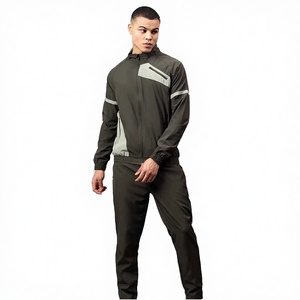 Breathable Solid <b>Tracksuit</b> for Men Sets Style Production for Streetwear & Fitness Brands - Product Image 2