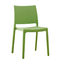 Tables de restauration rapide en gros et chaises empilables en plastique, chaise de salle à manger en plastique noir, chaise de loisirs