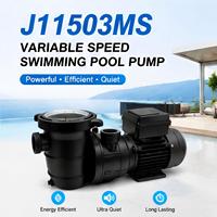 Pompe de piscine intelligente JADE 1.5HP à trois vitesses, 115V 60Hz WEF 5.5, homologuée ETL, ultra silencieuse, IP54, écran tactile pour piscine et spa