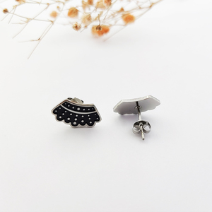 RBG Dissent Collar Stud Pendientes De Joyeria De Moda Pendientes Joyería Mujer Colorido Esmalte Joyería - Product Image 5