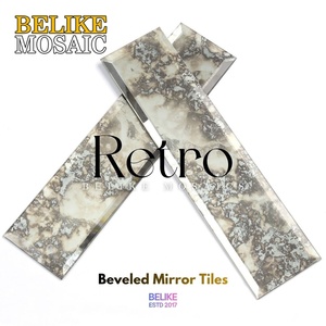 Màu Vát Gương Kính Tàu Điện Ngầm Gạch Antique Retro Pattern Vintage Phong Cách Đặc Trưng Tường Ốp Bespoke Kích Thước <span class=keywords><strong>Mosaic</strong></span> - Product Image 4