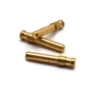 Custom-made Single Post Connector Pin Automatic Lathe Machined Brass Connecting Part Non-Standard Brass <strong>Fitting</strong> - Product Image 4