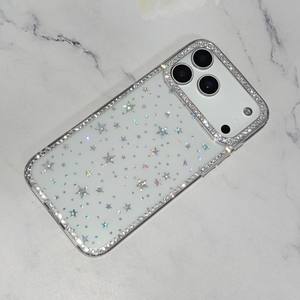 Funda de Lujo a Prueba de Golpes para Teléfono Móvil <span class=keywords><strong>11</strong></span>/<span class=keywords><strong>12</strong></span>/13/14/15/16/17 Pro Max, con Pequeñas Estrellas <span class=keywords><strong>y</strong></span> Diamantes, Fundas Protectoras para <span class=keywords><strong>iPhone</strong></span> 17 - Product Image 3