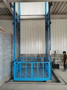 W 2ton 15m công nghiệp nút điều khiển động cơ điện thang máy dọc thang máy nâng hàng điện thang máy nền tảng nâng hàng thủy lực - Product Image 5