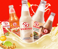 Thai Wah Mino Lait de soja Grain original Thé au lait thaïlandais Lait de soja eau gazeuse boissons gazeuses