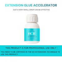 Kit de colle pour extensions capillaires ICE avec logo personnalisé, adhésif capillaire léger, imperméable et longue durée pour l'installation des extensions
