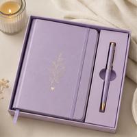 Carnet de notes et stylo personnalisés de qualité supérieure, couverture rigide, pour la gratitude et les affirmations, coffret cadeau