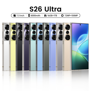 Smartphone S26 Ultra 5G LTE à succès – Écran 6,9 <span class=keywords><strong>pouces</strong></span>, processeur Deca Core Snapdragon 800, haut de gamme, 72MP+108MP, téléphone Android abordable - Product Image 1