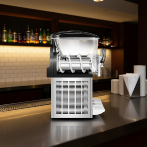 Machine à slush commerciale 3x12L en acier inoxydable, distributeur de boissons haute capacité pour bars et restaurants - Product Image 2