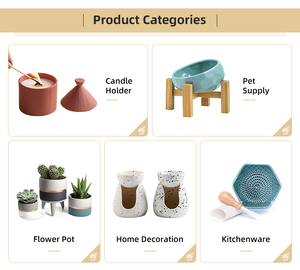 Recipiente de Cerámica para Velas, Diseño Moderno y Minimalista, Colorido, para Decoración del Hogar, Personalizado OEM - Product Image 5