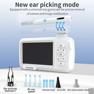 Outil de nettoyage d'oreilles T30 Visual Wifi avec <span class=keywords><strong>otoscope</strong></span> 1080P, lentille de 4,2 mm, écran de 4,3 pouces, caméra d'inspection des oreilles - Product Image 2