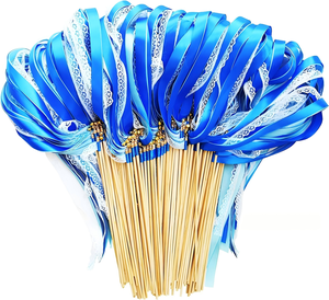 Baguette magique de fée de style européen avec ruban et fleur en dentelle pour décoration de fête de <span class=keywords><strong>mariage</strong></span> - Product Image 4