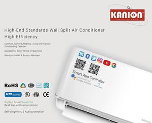 Kanion 12000 Btu R410A Mini Split aire acondicionado Control inteligente con cable sin inversor 12000 Btu aire acondicionado para el hogar - Product Image 3