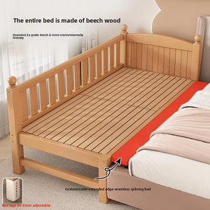 <span class=keywords><strong>Culla</strong></span> Extra Larga in Legno Massello con Design Minimalista Moderno Europeo Prodotta in Cina - Product Image 3