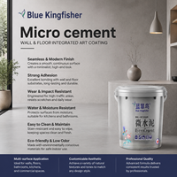 Microciment Clean-Line sans effort pour les murs intérieurs minimalistes et les sols de galerie dans des tons neutres purs