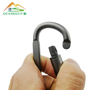 Mosquetón en forma de D de aleación de aluminio Guanglu, llavero grueso para exteriores de 20KN, no apto para escalada - Product Image 3