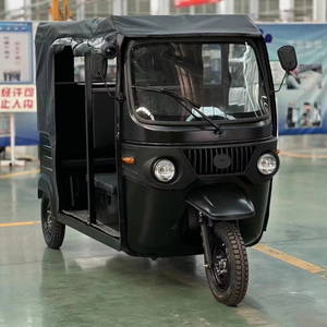 Triciclo Eléctrico Cerrado Personalizable de 3 Ruedas Tipo Tuk Tuk con Toldo para Lluvia, Ideal para Taxi Urbano y Turismo en Resorts - Product Image 1