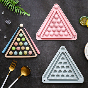 Molde <span class=keywords><strong>de</strong></span> silicona para billar 19, respetuoso con el medio ambiente, resina para hacer Chocolate, herramientas para pasteles, goteo suave, molde para hornear dulces suaves, forma <span class=keywords><strong>de</strong></span> número - Product Image 5