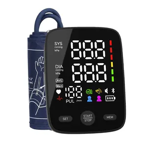 Akıllı kan basıncı monitörü kablosuz Uppr kol manşet BP makinesi tek parça tasarım