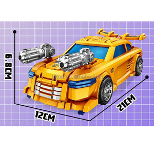 Modellino Auto <span class=keywords><strong>Robot</strong></span> per Ragazzi, Giocattolo Elettronico 26CM, Figura Trasformabile Anime con Luci e Suoni, Azione in Plastica - Product Image 4