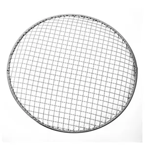 China manufacture bulk stock wholesale disposable one time single use metal galvanized barbecue BBQ net tray wire mesh sheet