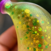 Jouets Squishy en Gros : Banane Scintillante à Remontée Lente, Jouet de Décompression en Maltose