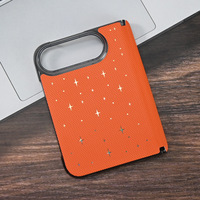 Étui de téléphone en similicuir PU thermocollé pour iPhone 18 Ultra/Fold, toucher doux, antichoc, anti-traces de doigts, coque de luxe pour affaires
