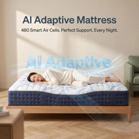 Matelas intelligent AI S8 anti-ronflement à gravité zéro et massage, matelas en mousse à mémoire de forme réglable, vente directe d'usine pour les détaillants