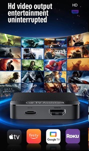 Adaptateur multimédia sans fil CarPlay pour voiture, boîte <span class=keywords><strong>TV</strong></span> Mate AI, adaptateur pour Fire <span class=keywords><strong>Stick</strong></span>, Google <span class=keywords><strong>TV</strong></span>, dongle USB, OEM ODM - Product Image 4