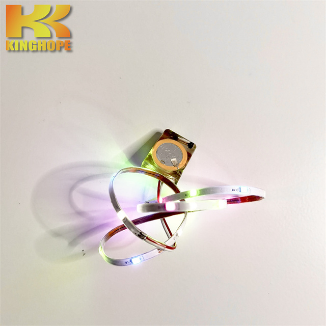 kids shoe accessories 8 LED beads light strip LED Waterproof Shoe Lights Vibration Shoe Lights