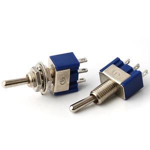 SPST 3 Way Chuyển Đổi Công Tắc 3 Chân 3 Vị Trí 125V 6A Bật Tắt Trên E-TEN 103 Chuyển Đổi Công Tắc - Product Image 4