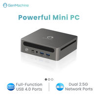 Hete Aanbieding GenMachine Ryzen 9 7940HS 8-Core RAM 32GB Mini PC BT 5.2 2HD 2*USB 3.0 2*USB2.0 1*USB-C3.2 2*2.5G LAN 3 Beeldschermen