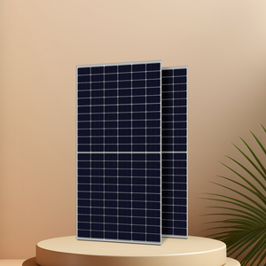 600W N-Typ Halbzellen-Monokristallines Silizium-Solarmodul 23,32% Effizienz Silber+Schwarz Solarstromstationen Heim-Solarsysteme - Product Image 3