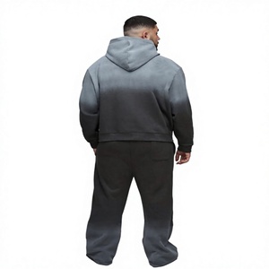 Chándal Deportivo Ligero y Transpirable con Capucha para Hombre, Manga Larga, Talla Grande, Ropa Casual, 100% Algodón, Corte Regular, Otoño - Product Image 5