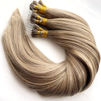 Extensions de cheveux russes Remy double trame 100 % vierges à pointe kératine et nano, texture lisse, pour salon – Le meilleur choix en gros