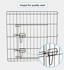 Corral Plegable para Mascotas, Paneles de Alambre Soldado Modulares para Perros, Valla para Perros para Exteriores - Product Image 2